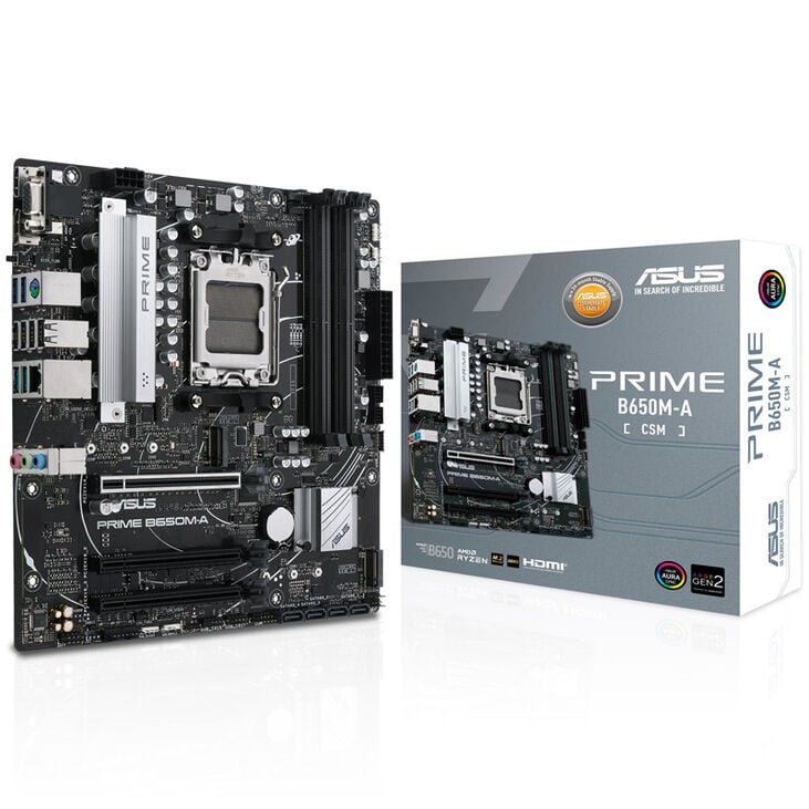 ASUS Prime B650M-A-CSM, AMD B650 Mainboard - Sockel AM5, DDR5 image number 0
