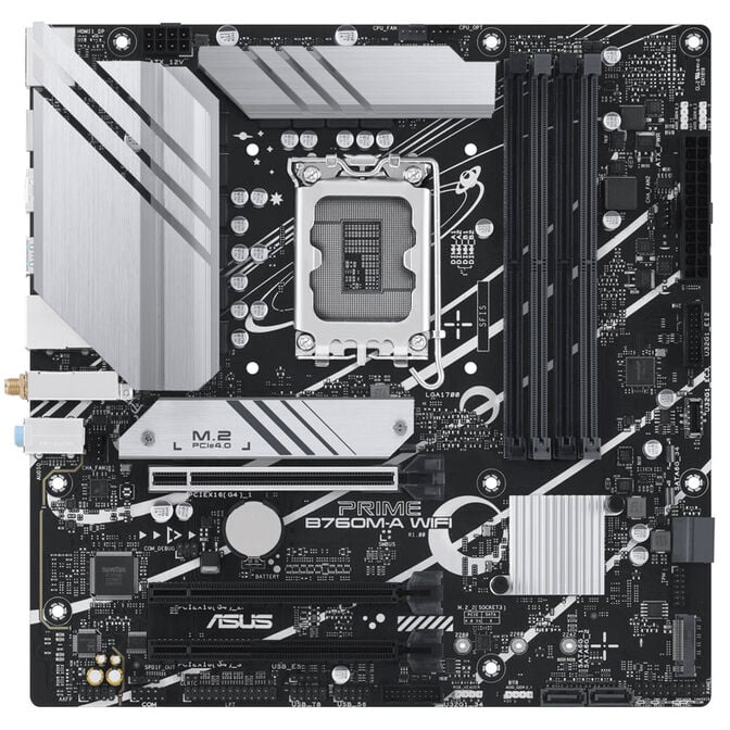 ASUS Prime B760M-A WIFI, Intel B760 motherboard, socket 1700, DDR5 image number 2
