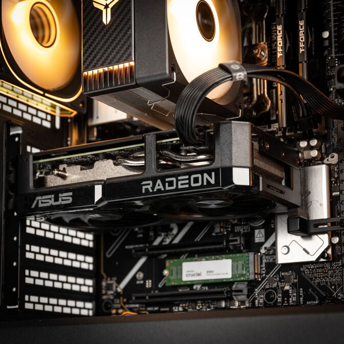 KingForge Gaming-PC Silber, AMD Ryzen 5 9500F, RX 9060 XT 16GB, Phanteks Eclipse G370A &ndash; Fertig-PC mit Windows image number 6