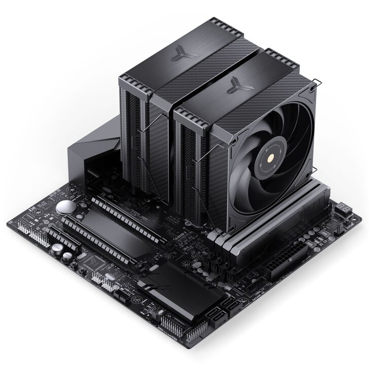 Jonsbo HX6280 CPU cooler, PWM, RGB - 130mm, black image number 11