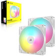 Corsair RS ARGB PWM fans - 2 pack, 140 mm, white image number null