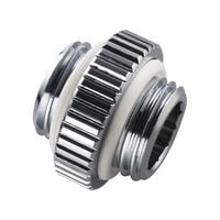 PHANTEKS Glacier M-M Adapter gerade G1/4 Zoll AG auf G1/4 Zoll AG, chrome silber