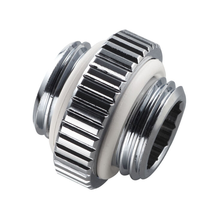 PHANTEKS Glacier M-M Adapter gerade G1/4 Zoll AG auf G1/4 Zoll AG, chrome silber image number 0