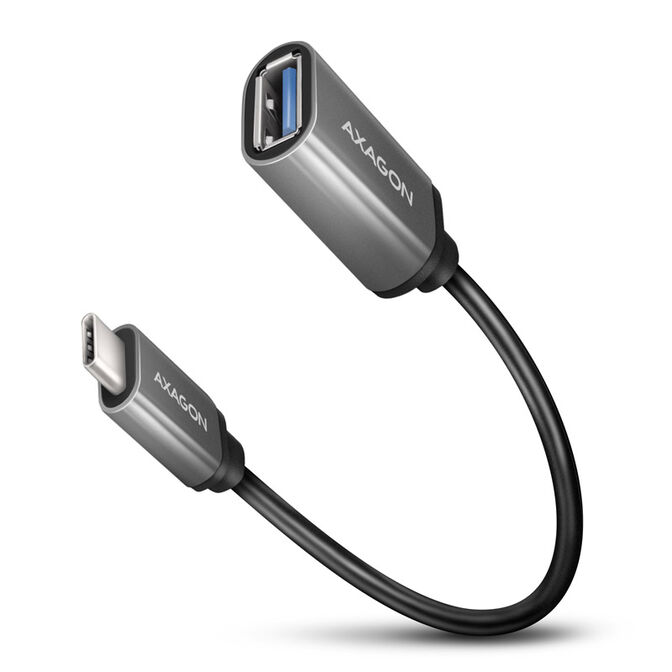 AXAGON RUCM-AFAC Kabeladapter USB-C 3.2 Gen 1 auf USB-A, schwarz - 0,2m image number 0