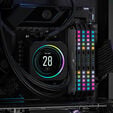 Corsair Dominator Platinum RGB DDR5-6000 RAM, CL30, EXPO - 64 GB Dual-Kit, grau image number null