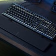 CORSAIR SKIFF 100 Gaming Keyboard, 10-Zone RGB, IP53 Splash Protection - Black image number null