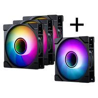 PHANTEKS "4er Pack" 1x M25 Gen2 PWM D-RGB L&uuml;fter & 3er Pack Reverse Blade L&uuml;fter, 120mm - schwarz