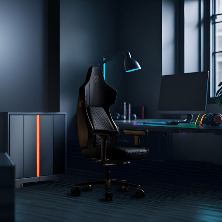 ThunderX3 CORE Racer Ergonomischer Gaming Stuhl - schwarz image number 8