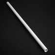Bitspower None Chamfer Brass Hard Tubing 16mm OD, 500mm - white image number null