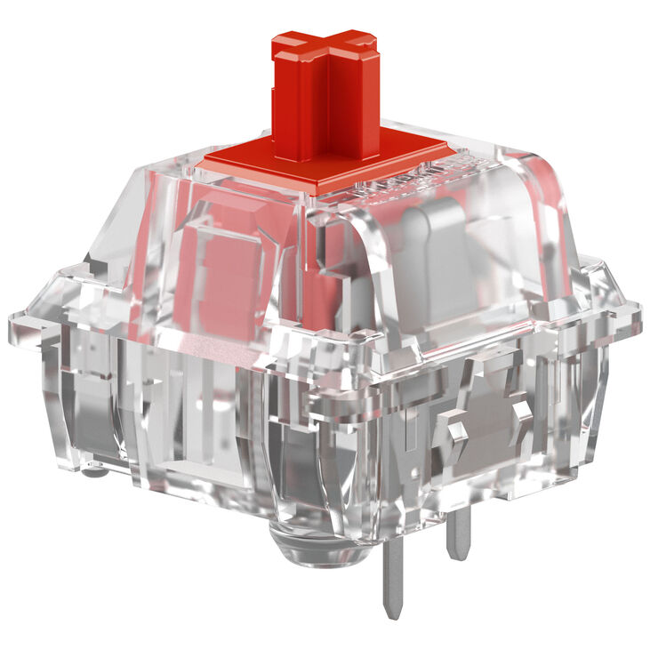 Glorious Fox Heavy Switches, Mechanical, 5-Pin, Linear, MX Stem, 55g - Lubed, 110 Pieces image number 1