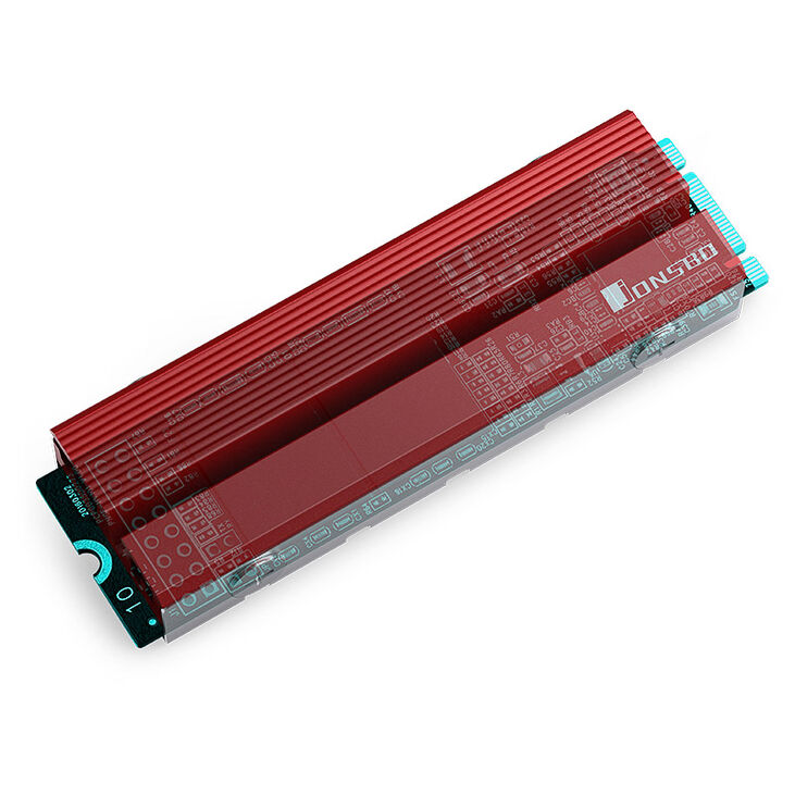 Jonsbo M.2-6 SSD-Kühler, 2280 - rot image number 6