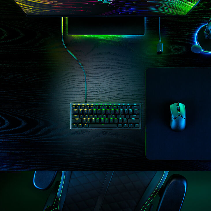 Razer Huntsman V3 Pro Mini keyboard Gaming USB QWERTZ German Black image number 5