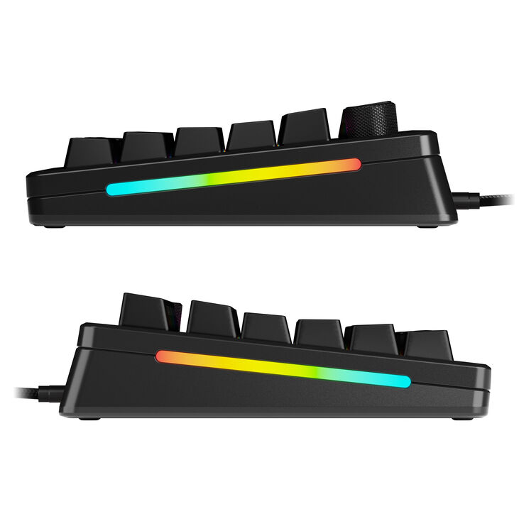 Glorious GMMK 3 Pro 75 % Custom Gaming-Tastatur - Pre-Built, ISO (DE), Fox Switches, schwarz image number 2