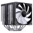 Jonsbo CB80 CPU cooler, dual-tower, 2 x 120mm, PWM, RGB - black image number null