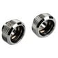 Bitspower Touchaqua Adapter Anschluss G1/4 Zoll AG auf 16mm AD Hardtube - 2er Pack, silber