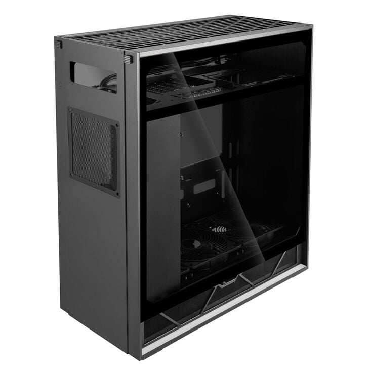 SilverStone Alta F1 Mid Tower, Tempered Glass - Black image number 2