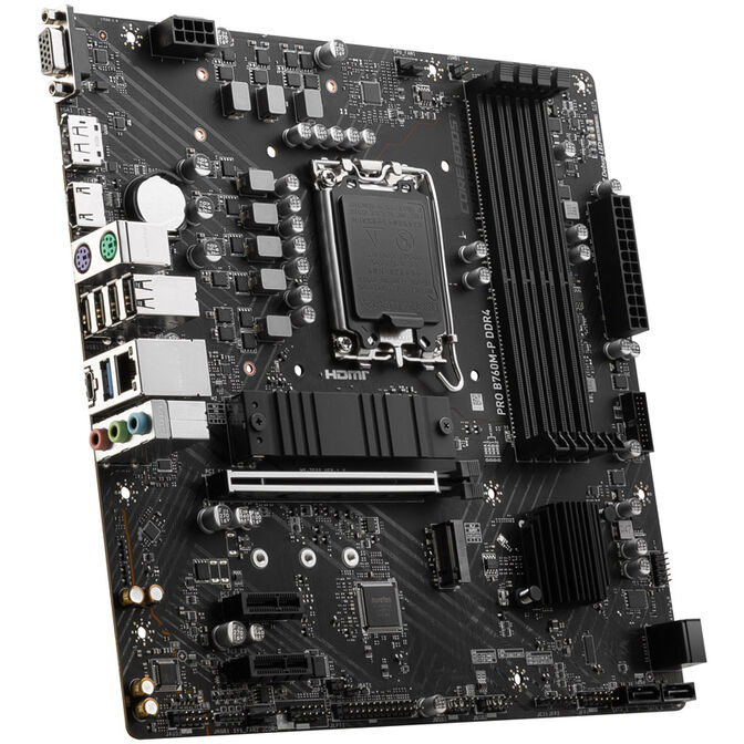 MSI Pro B760M-P, Socket LGA 1700, Intel B760M, Micro-ATX - DDR4 image number 1