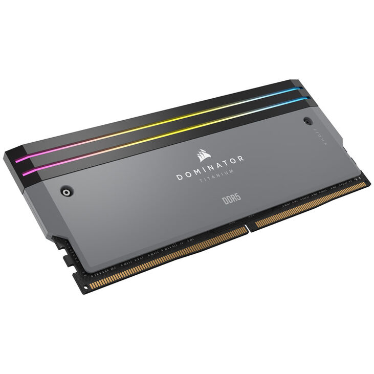 Corsair Dominator Titanium DDR5-6000 RAM, CL30, EXPO - 64 GB Dual-Kit, grey image number 3