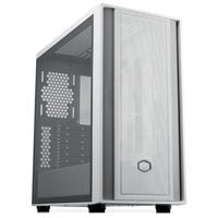 Cooler Master MasterBox 600 Lite PC-Gehäuse, Midi-Tower, E-ATX, Tempered Glass - weiß