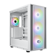 Cooler Master MasterBox 600 ARGB PC-Geh&auml;use, Midi-Tower, E-ATX, RGB, Tempered Glass - wei&szlig; image number null