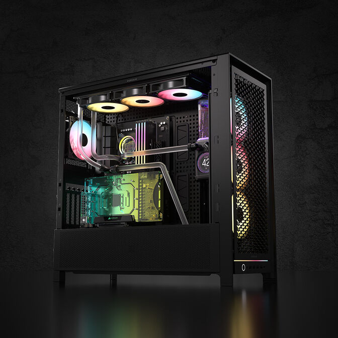 Corsair Hydro X Series XG5 RGB 5090 Astral GPU Water Block - Acrylic, Nickel image number 6
