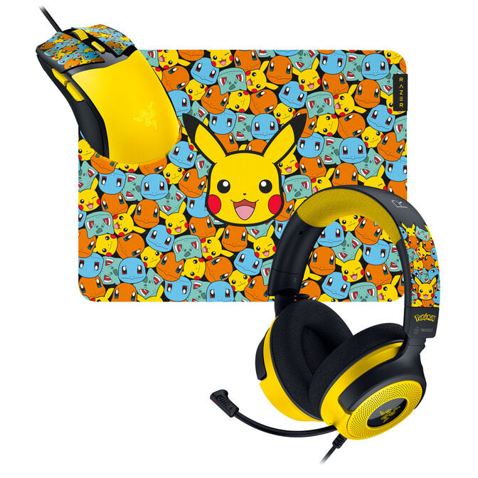 Razer Gaming Bundle - Kraken Kitty VX4 Headset, Gigantus V2 Mauspad & Cobra Gaming Maus - Pok&eacute;mon Kanto Starters Edition image number 0
