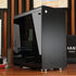 Jonsbo RM3 Micro-ATX Gehäuse, Tempered Glass - schwarz image number null