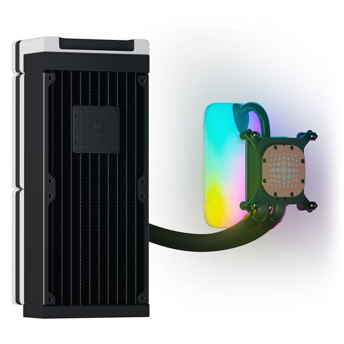 Hyte THICC Q60 AiO Wasserk&uuml;hlung - 240 mm, wei&szlig; image number 4