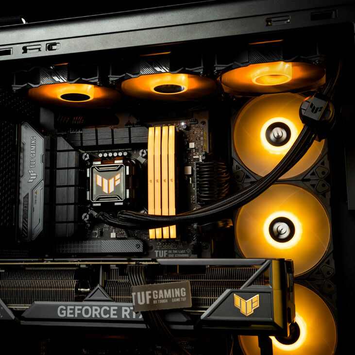 ASUS TUF GAMING LC II 360 ARGB AIO Cooler - black image number 4