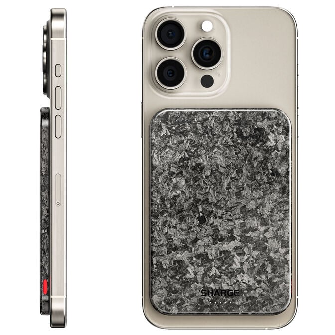 SHARGE Carbon Mag Carbon Fiber Ultra-Slim 5000 mah Powerbank image number 8