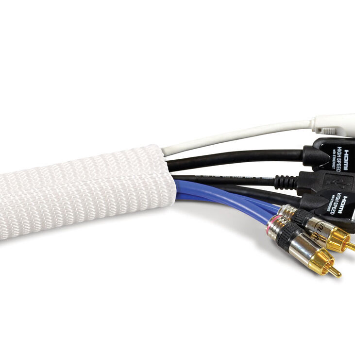 LABEL THE CABLE PRO Kabelschlauch 25m - weiß image number 2