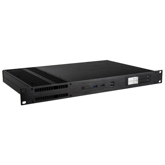 Akasa Galileo TU1 Thin-Mini-ITX 1U case, OEM - black image number 0