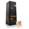 Ducky TTC Gold Pink Switch, mechanical, 3-Pin, linear, MX-Stem, 37g - 110 pieces image number null