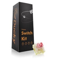 Ducky TTC Gold Pink Switch, mechanical, 3-Pin, linear, MX-Stem, 37g - 110 pieces