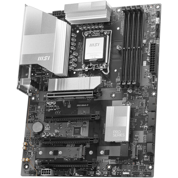 MSI PRO B860-P Motherboard, socket LGA 1851, Intel B860, ATX, DDR5 image number 5