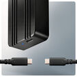 AXAGON EEM2-40G M.2 Enclosure, USB4, 40 Gbit/s, NVMe, Aluminium - Black image number null