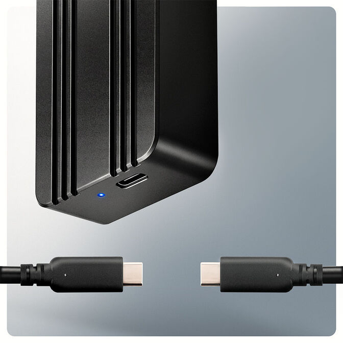 AXAGON EEM2-40G M.2 Enclosure, USB4, 40 Gbit/s, NVMe, Aluminium - Black image number 7