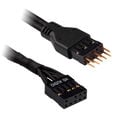 Corsair Premium Sleeved Frontpanel Kabel Verl&auml;ngerungskit, schwarz image number null