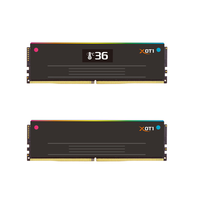 V-Color Manta XOT1 OLED RGB DDR5-6000 RAM, AMD EXPO ULL - 32 GB Dual-Kit, schwarz image number 1