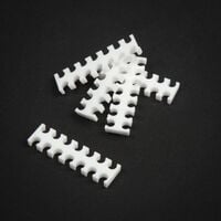 King Mod Service 14-Slot Cable Comb 3mm small - white - set of 5