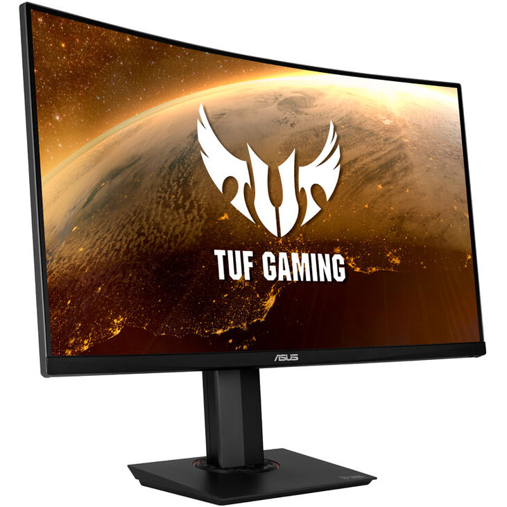 ASUS TUF Gaming VG32VQR, 31.5 inch Curved Gaming Monitor, 165 Hz, VA, FreeSync image number 0