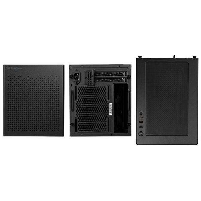 SilverStone SST-SG16B Mini-ITX case - black image number 3