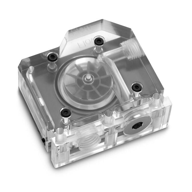 EK Water Blocks EK-Quantum Scalar Flowmeter Top-To-Bottom D-RGB - Black image number 2