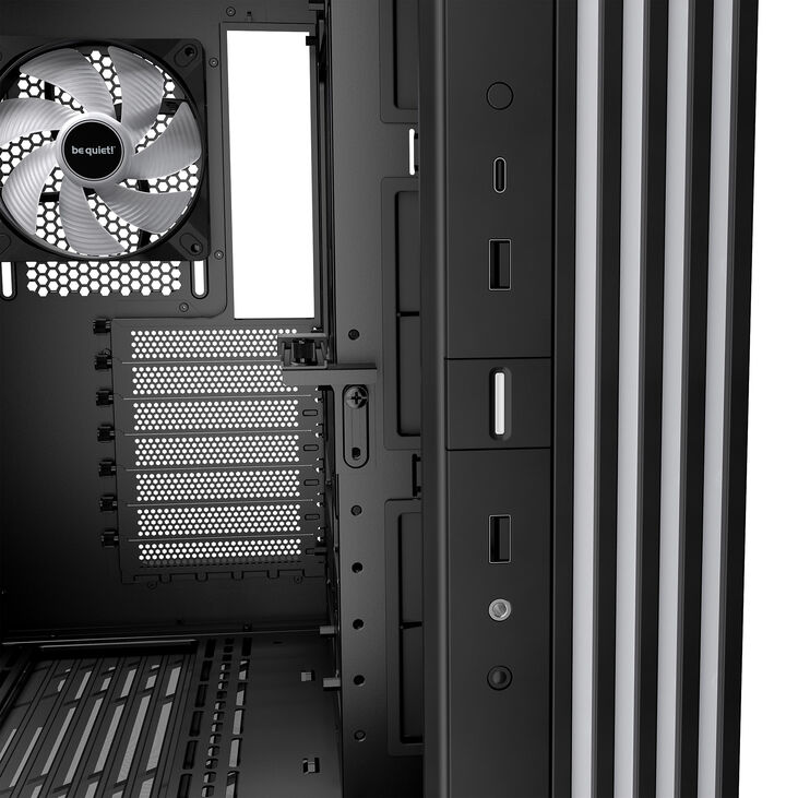 be quiet! Light Base 600 DX Midi-Tower, Tempered Glass, ARGB - schwarz image number 5