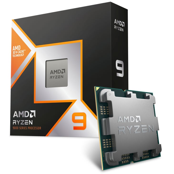 AMD Ryzen 9 9950X3D CPU, 16 cores, 5.7 GHz, Socket AM5 (Granite Ridge) - boxed, without cooler image number 0