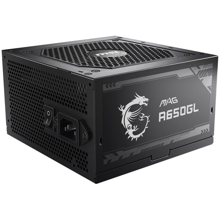 MSI MAG A650GL  Netzteil, 80 PLUS Gold, vollmodular, ATX 3.0 - 650 Watt image number 3
