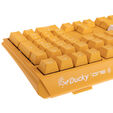 Ducky One 3 Yellow Gaming Tastatur, RGB LED - MX-Speed-Silver image number null