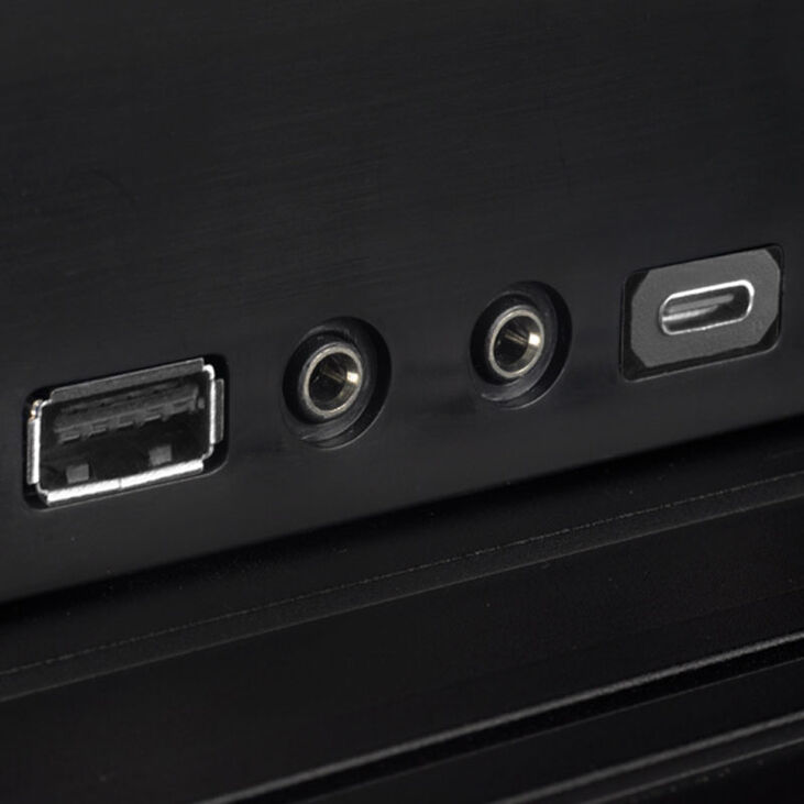 SilverStone SST-ML04B-C - Milo HTPC Case, USB-C - black image number 3