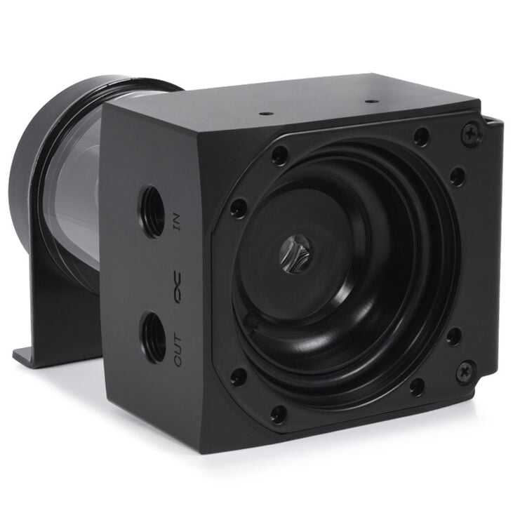 Alphacool Core 100 Aurora ARGB Reservoir, Acrylic - black image number 3