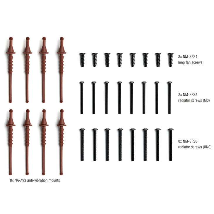 Noctua NA-IS1-14 Abstandhalter für 140-mm-Lüfter - 2er-Set image number 6